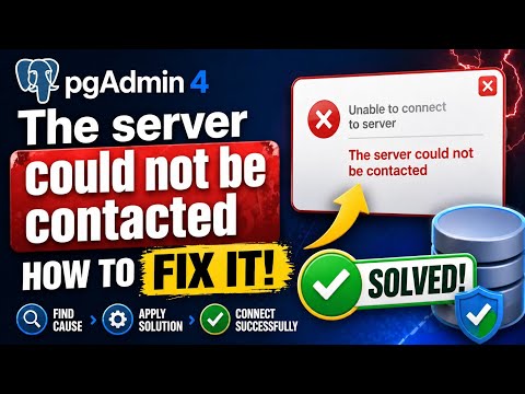 pgAdmin4 SERVER COULD NOT BE CONTACTED! Issue SOLVED!