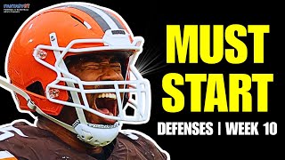 5 Must Stream Defenses for 2025 Fantasy Football Week 10
