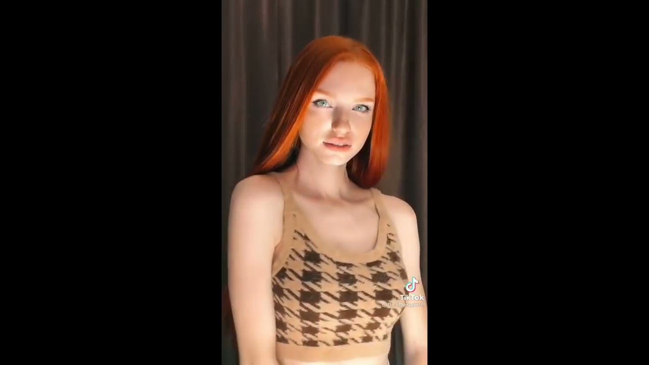 Beautiful Red Hair Girl TikTok Challenge Ginger 