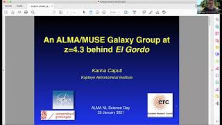 Karina Caputi - An Alma Galaxy Signposting A Muse Galaxy Group At Z4.3 Behind El Gordo