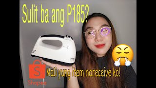 P185 Hand Mixer from Shopee Review + Making a Boiled Icing + Sulit ang pera mo!