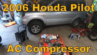 2006 Honda Pilot AC Compressor Replacement