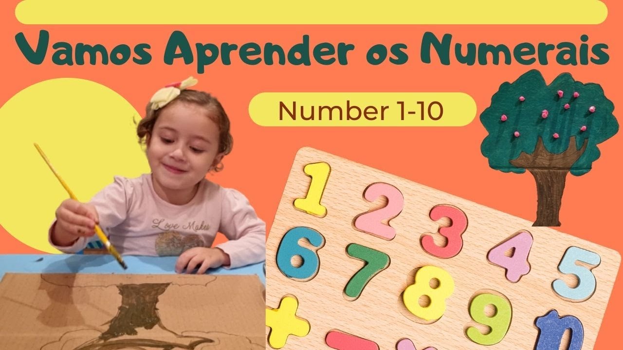 Aprendendo os Números de 1 a 10 | Learn to Write and Count from 1 to 10 ...