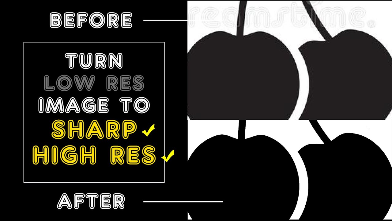 [Photoshop Tips] Easy way to turn a low res image into High Resolution ...