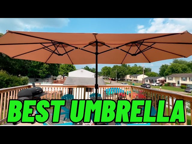 bellini patio umbrella directions How To Setup A Large Patio Umbrella Under 10 Minutes
