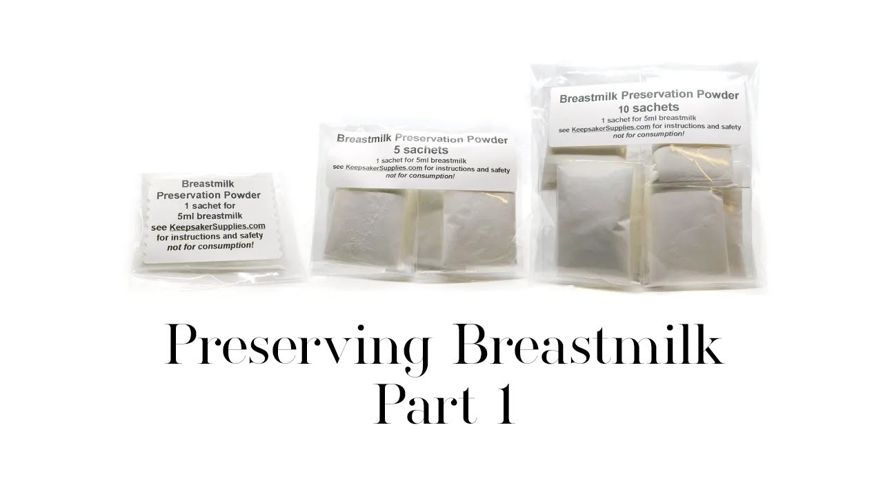 Breastmilk Preservation for DIY BREASTMILK JEWELRY! How to