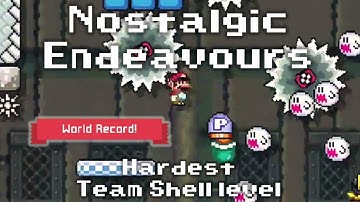 [SMM2] Beating The Hardest Team Shell Level: Nostalgic Endeavours (+WR)