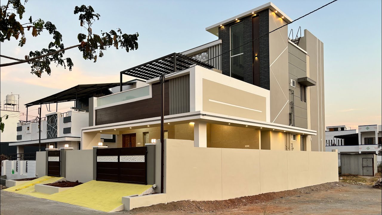 பொள்ளாச்சியில் | 5 சென்டில், 2700 SQ.FT -ல் அழகிய சொகுசு பங்களா விற்பனைக்கு 📞99436 71311 #pollachi