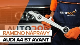 Jak vyměnit spodní přední rameno předního zavěšení kol na AUDI A4 B7 AVANT NÁVOD | AUTODOC