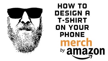 Merch By Amazon How to Create A T Shirt Design on your phone using the Over App