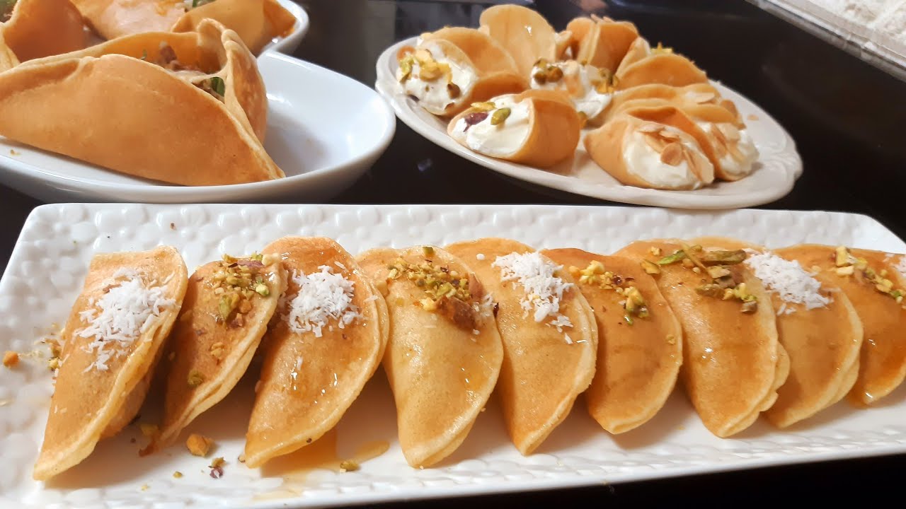 بغرير معمر بالمالح والحلو او قطايف من الذ ما يكون 👍👍أكيد حتجربيهم