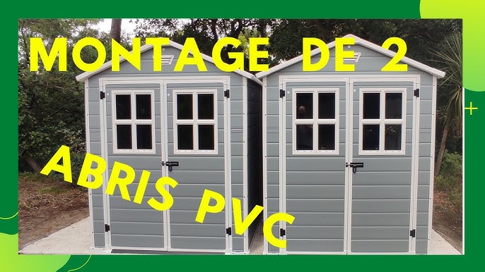 Abri jardin PVC WOODSTYLE PREMIUM - Installation - MarchédelaPiscine.com 