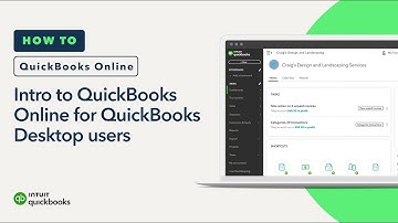 Intro to QuickBooks Online for QuickBooks Desktop users