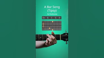 Thumbnail of How to play "A Bar Song (Tipsy)'" by Shaboozey’s