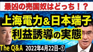 橋下徹氏「上海電力」＆河野太郎氏「日本端子」…利益誘導の実態とは？　①【The Q&A】4/22