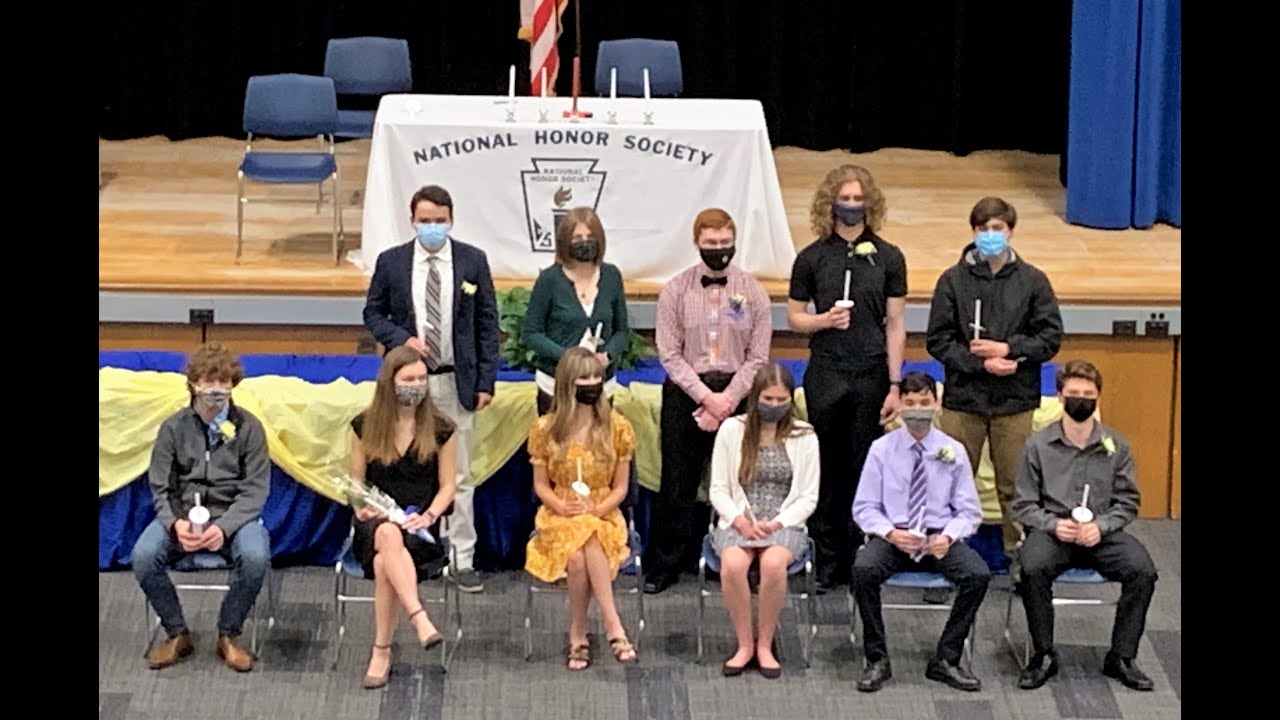 AlfredAlmond Central School National Honor Society Induction YouTube