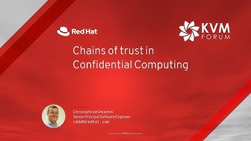 Chains of trust in Confidential Computing
