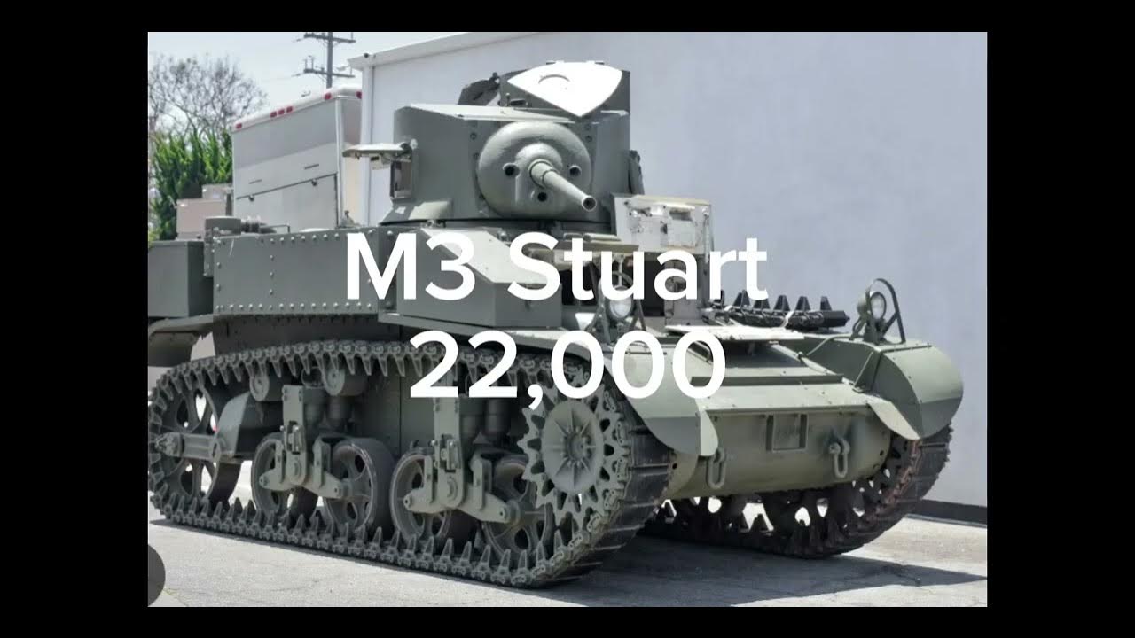 Top 5 most produced tanks of ww2 YouTube
