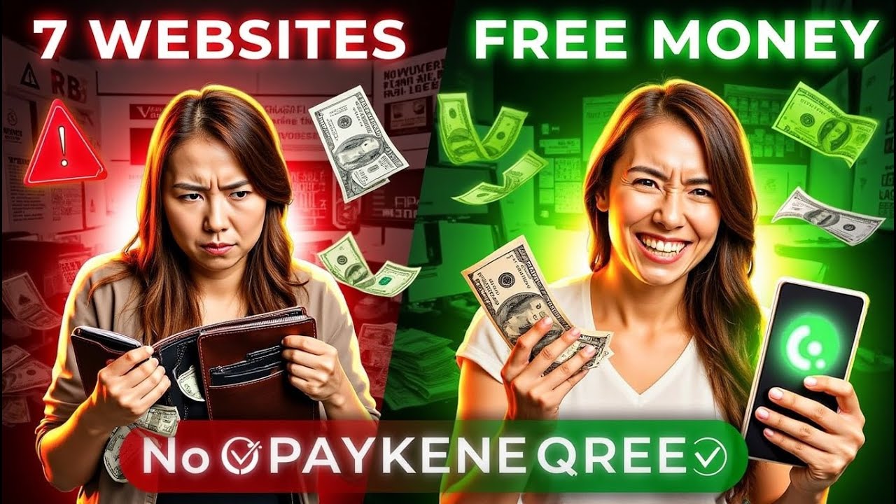 7 Websites Giving Away FREE Money Right Now! (No Payback Required YouTube