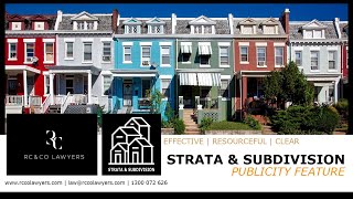 STRATA & SUBDIVISION