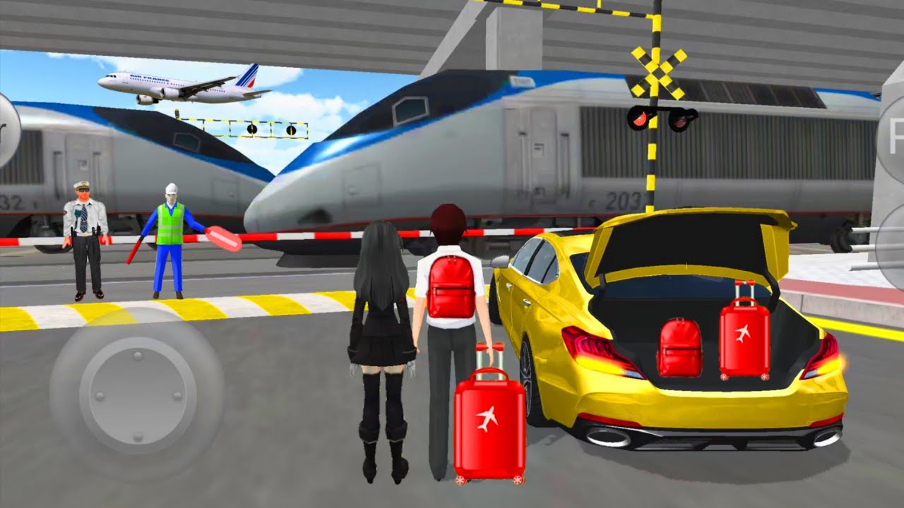 Car🚘 to Bullet Train Travelling Experience 🚇 3D Driving Class 2025 - Android iOS Car Game Gameplay🎮