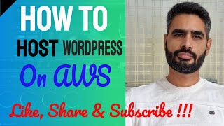 How to host Wordpress website on AWS