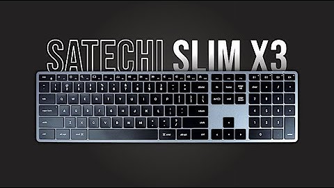 SATECHI Slim X3 Bluetooth Keyboard | Review & Sound Test Comparison