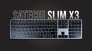 SATECHI Slim X3 Bluetooth Keyboard | Review & Sound Test Comparison