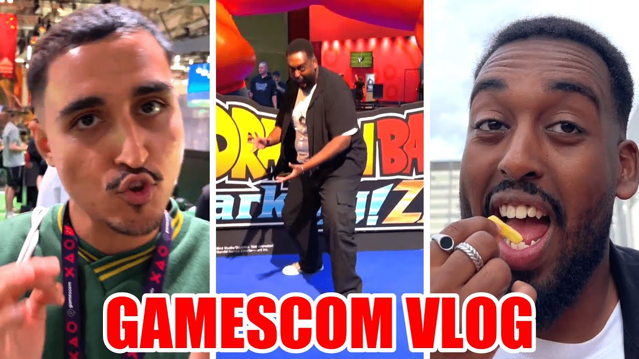 FARO & FURKY machen die GAMESCOM 2024 UNSICHER😂FOOD TEST & FAXEN MACHEN🍟🤯I JustFaro