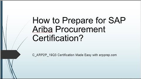 Latest Questions Answers and Study Guide for SAP Ariba P2P Certification Exam