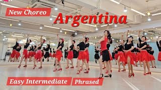 [New Choreo] Argentina Line Dance l 아르헨티나 라인댄스 l Easy Intermediate Phrased l Linedancequeen l 윤정혜 