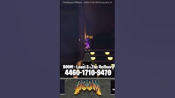 💀 #Fortnite #doom #UEFN #Remake Level 3 - The Refinery 💀 - #islandcode