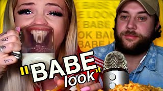 mukbang collabs are awkward...