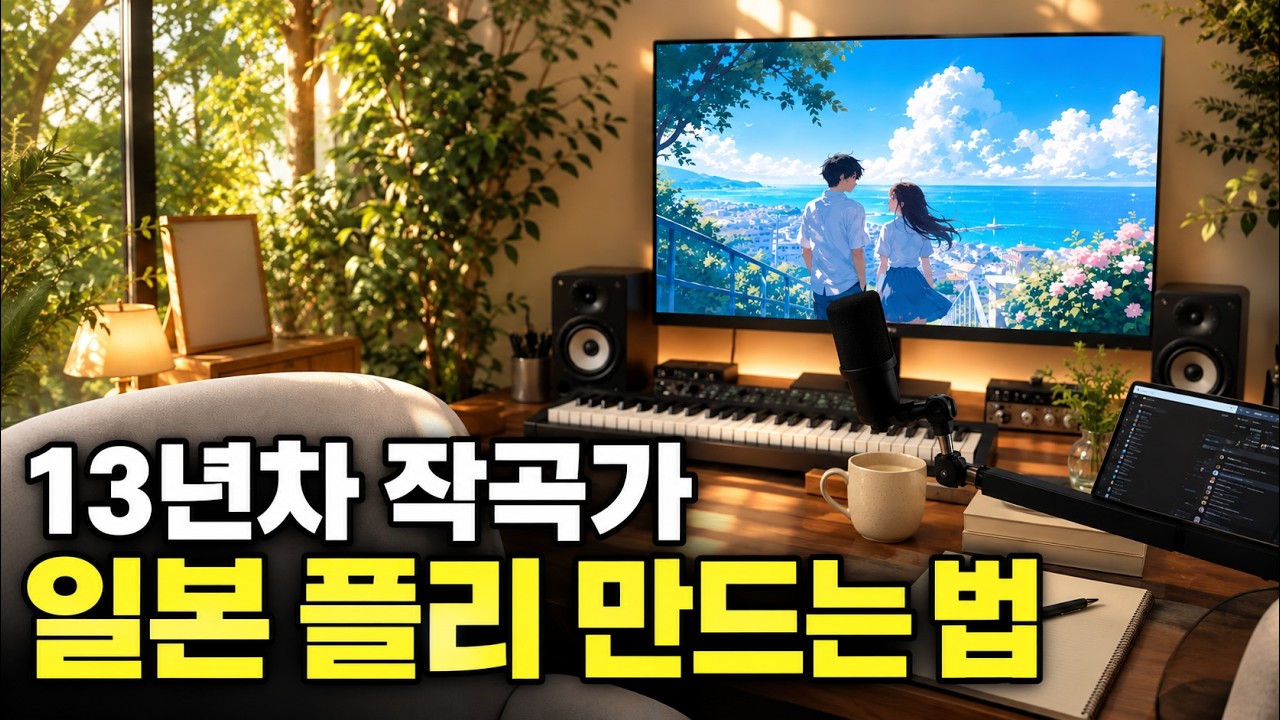 "이 방법 99% 몰라요" 13년차 작곡가가 알려주는 AI 일본 플레이리스트 만드는 새로운 방법