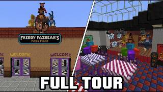 I Recreated Freddy Fazbear's Pizza in Minecraft - FNaF 2 Tour