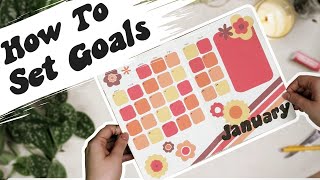 How To Use Your Bullet Journal To Set &amp; Accomplish Goals | January Planner 2020