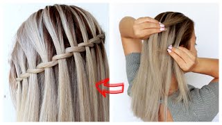 Twist Waterfall Braid #shorts