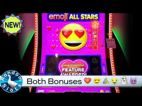 Emoji All Stars Slot Machine Both Bonuses