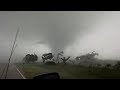 INSIDE A TORNADO in Dominator 3 southeast of Loco, Oklahoma! WOW