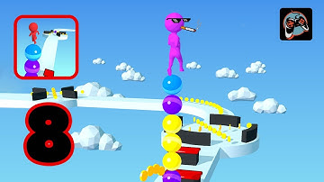 Stack Rider Max Levels - Gameplay (Android, IOS)