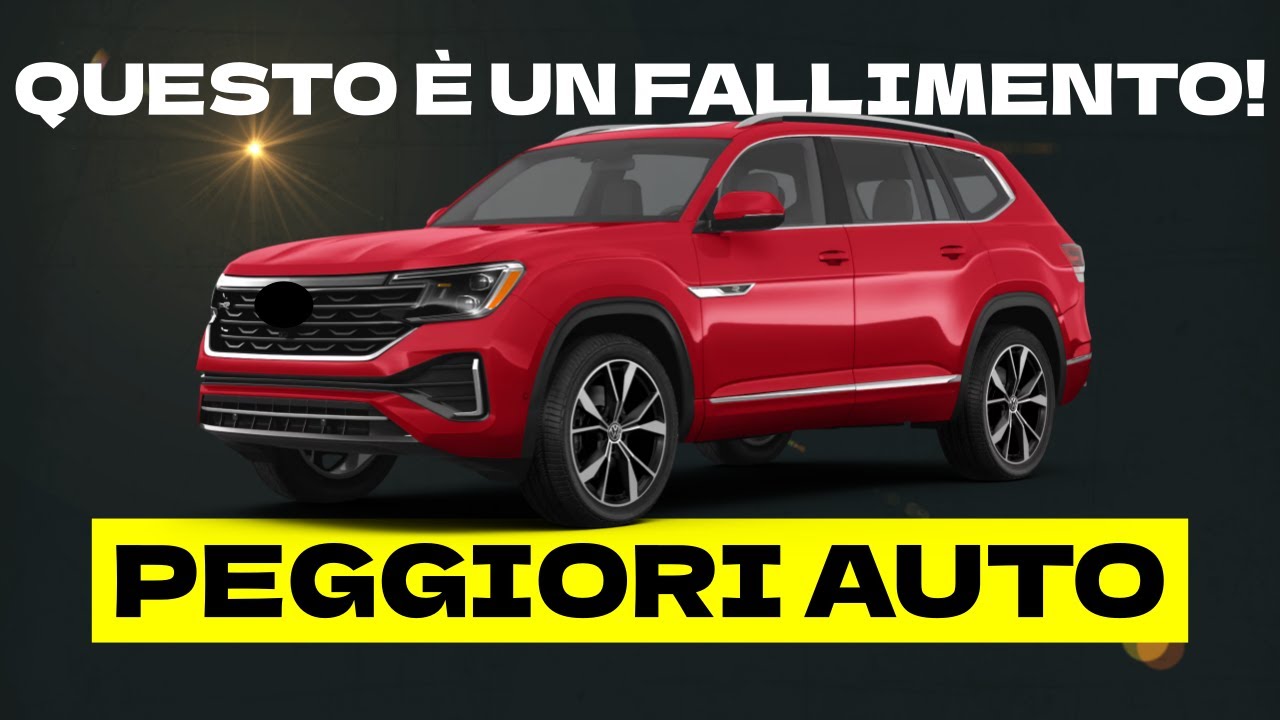 7 auto più INAFFIDABILI nel 2025. GRANDE PERDITA DI VALORE!