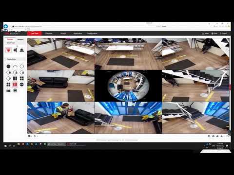 Hikvision 12MP Fisheye Camera with Immersion Lens Technology