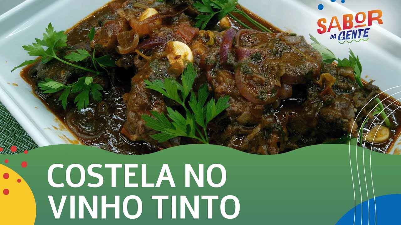 Como fazer COSTELA NO VINHO TINTO: Receita SIMPLES e DELICIOSA - YouTube
