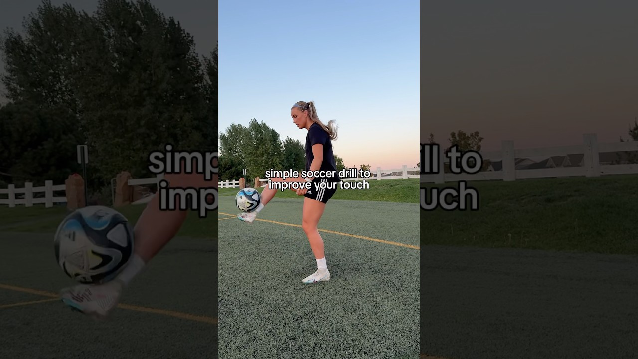 Simple soccer drill for beginners 