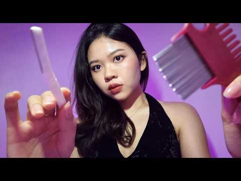 ASMR รวมบทบาท กันคิ้ว, ปั่นหู, คลินิครักษาสิว, กำจัดเหา, พี่สาวดูแลผิวหน้าให้คุณแบบเร็วๆ