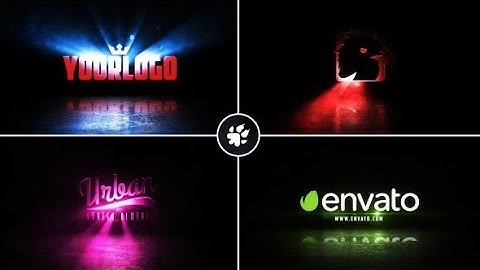 After Effects Template: Cinematic Light Rays Logo v2