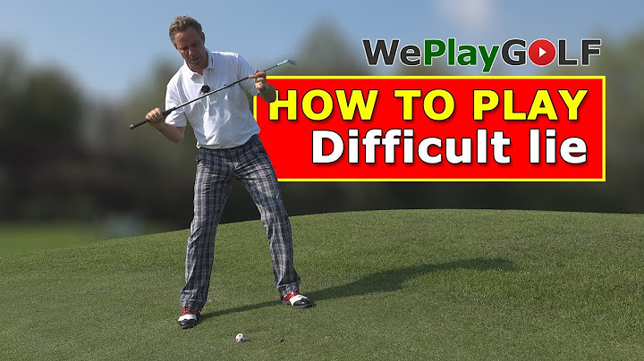 Golf tip: How to play a golf ball below the feet in an uphill lie?
