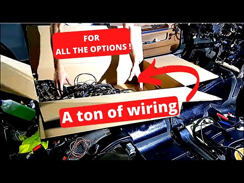 Big retrofit BMW e65 : Part 2 wiring the car for all the options
