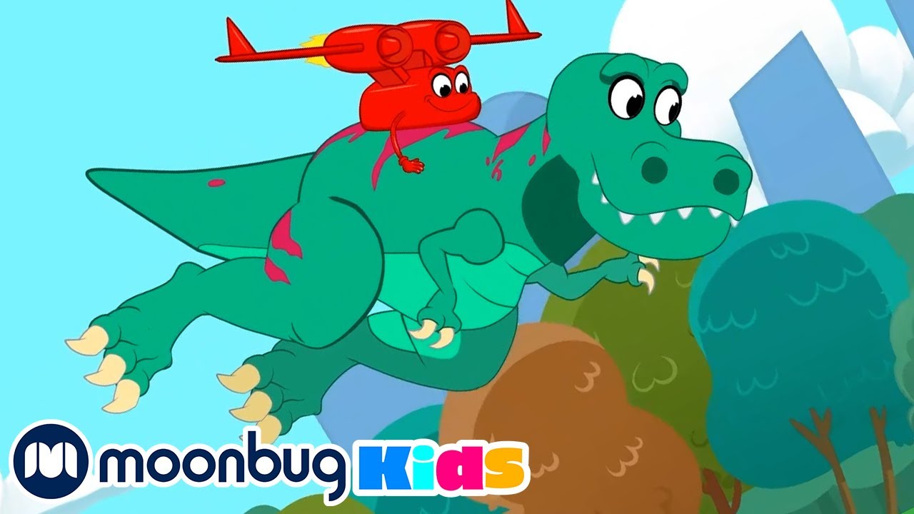 ⁣Morphle - Moje zabawkowe dinozaury | Bajki i piosenki dla dzieci! | Moonbug Kids po polsku