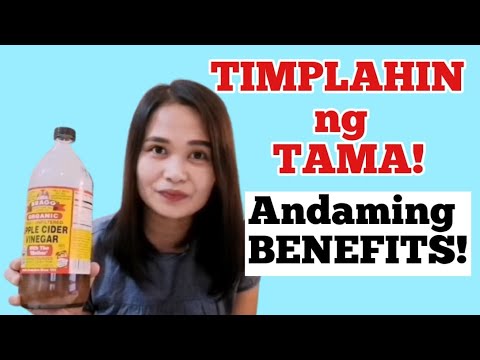 Video: Paano Gumamit ng Apple Cider Vinegar para sa Pagbawas ng Timbang: 9 Mga Hakbang